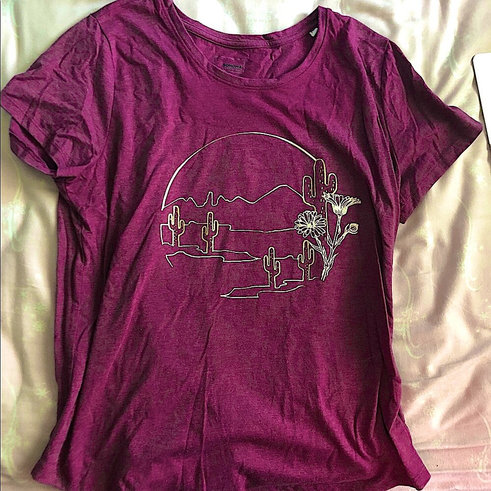 Desert scene shirt
